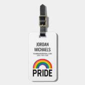 Pride Rainbow Bagagelabel (Voorkant verticaal)