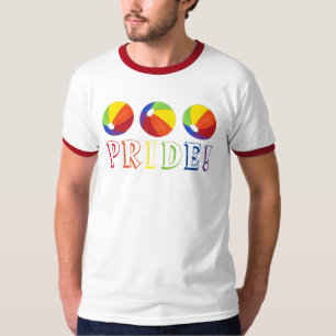 Pride Rainbow Ball Beachball Summer T-shirt