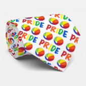 PRIDE Rainbow Beach Ball Balls Beachball Stropdas (Opgerold)