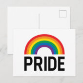Pride Rainbow Briefkaart (Voorkant / Achterkant)