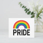 Pride Rainbow Briefkaart (Staand voorkant)