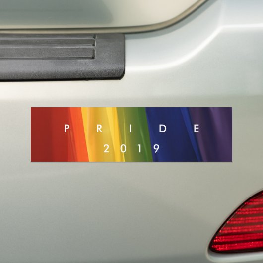 PRIDE Rainbow Bumpersticker (Op auto)