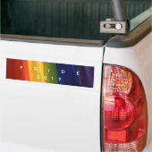 PRIDE Rainbow Bumpersticker (Op Truck)