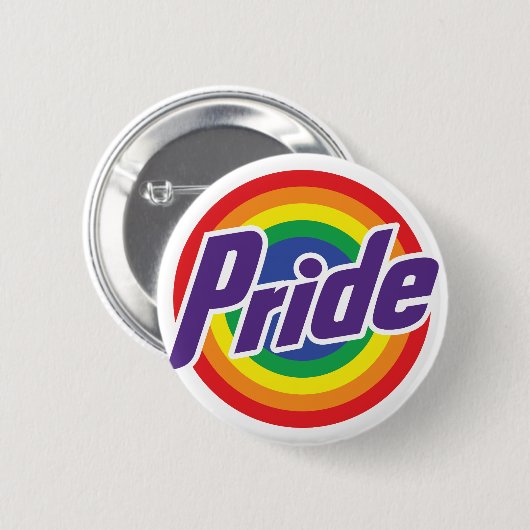 Pride Rainbow Button (Voorkant /achterkant)
