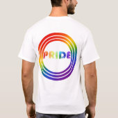 Pride Rainbow Circle T-shirt (Achterkant)