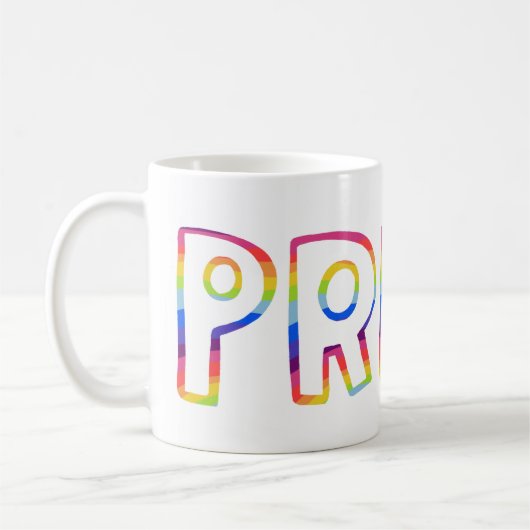 PRIDE RAINBOW Coffee-Mok Koffiemok (Links)
