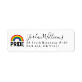 Pride Rainbow Etiket (Voorkant)