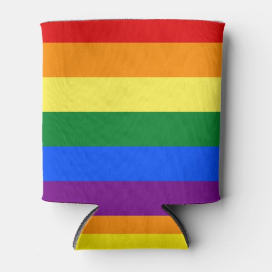 Pride Rainbow Flag Blikjeskoeler (Voorkant)