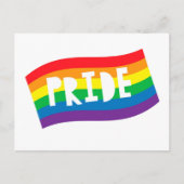 Pride Rainbow Flag Briefkaart (Voorkant)