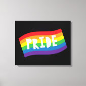 Pride Rainbow Flag Canvas Afdruk (Voorkant)