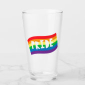 Pride Rainbow Flag Glas (Voorkant)