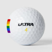 Pride Rainbow Flag Golfballen (Logo)