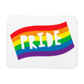 Pride Rainbow Flag Magneet (Horizontaal)