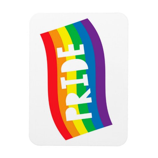 Pride Rainbow Flag Magneet (Verticaal)