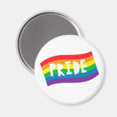 Pride Rainbow Flag Magneet (Voorkant / Achterkant)