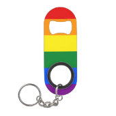 Pride Rainbow Flag Mini Flessenopener (Voorkant)