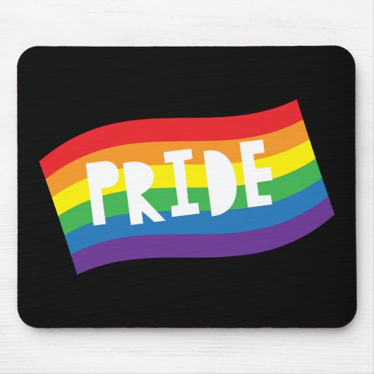 Pride Rainbow Flag Muismat (Voorkant)