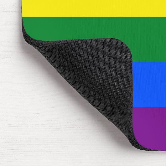 Pride Rainbow Flag Muismat (Hoek)