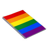 Pride Rainbow Flag Notitieboek (Rechterzijde)