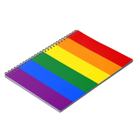 Pride Rainbow Flag Notitieboek (Linkerzijde)