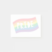 Pride Rainbow Flag Post-it® Notes (Voorkant)
