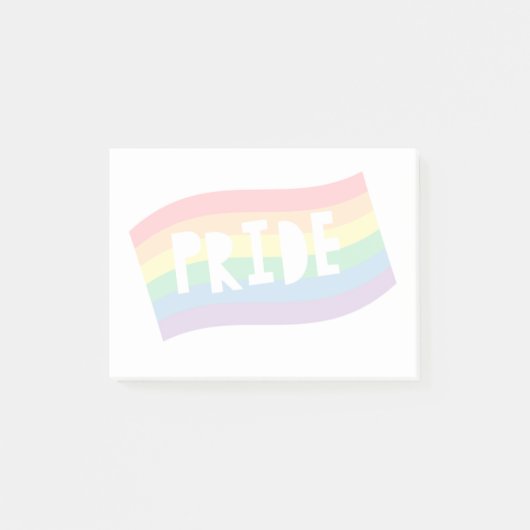 Pride Rainbow Flag Post-it® Notes (Voorkant)