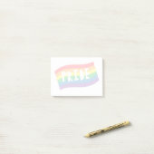 Pride Rainbow Flag Post-it® Notes (Op bureau)