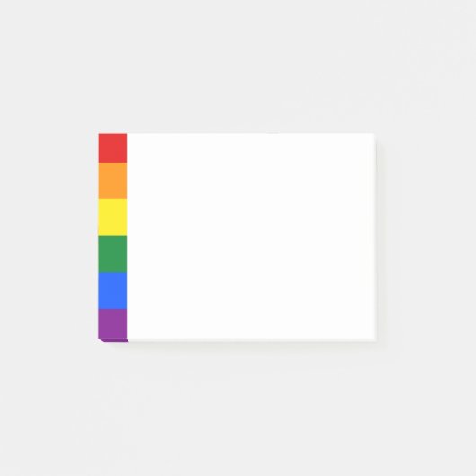 Pride Rainbow Flag Post-it® Notes (Voorkant)