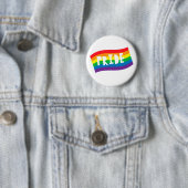 Pride Rainbow Flag Ronde Button 5,7 Cm (In situ)