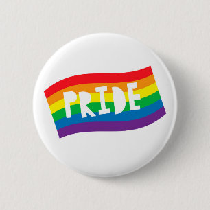 Pride Rainbow Flag Ronde Button 5,7 Cm