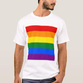 Pride Rainbow Flag T-shirt (Voorkant)