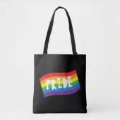 Pride Rainbow Flag Tote Bag (Voorkant)