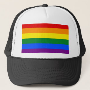 Pride Rainbow Flag Trucker Pet