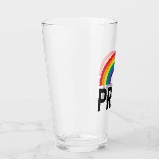 Pride Rainbow Glas (Rechts)