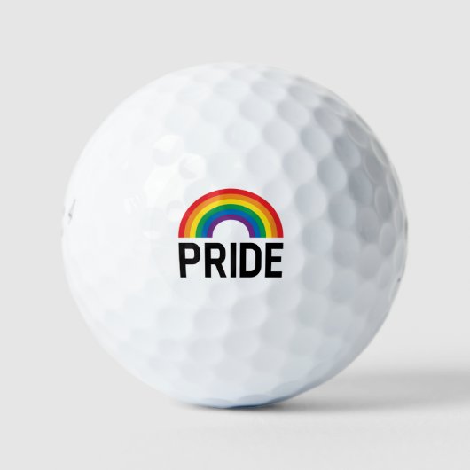 Pride Rainbow Golfballen (Voorkant)