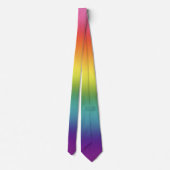 Pride Rainbow Gradient Ombre Stropdas (Achterkant)