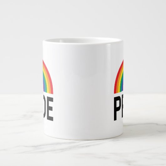 Pride Rainbow Grote Koffiekop (Voorkant)