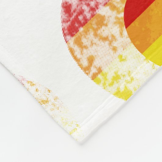 Pride Rainbow Heart Gay lesbian LGBT Families Fleece Deken (Hoek)