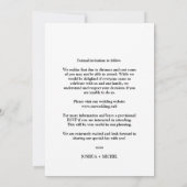 Pride Rainbow Heart LGBT Gay Wedding Simple Photo (Achterkant)