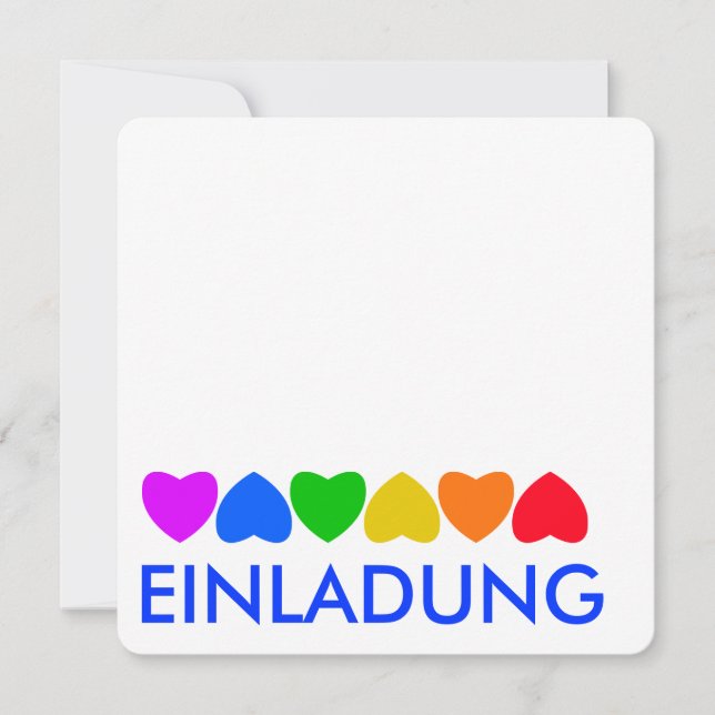 Pride Rainbow Heart Line (Voorkant)