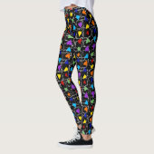 Pride Rainbow Hearts LGBT Gay Queer One Love Leggings (Links)