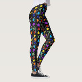Pride Rainbow Hearts LGBT Gay Queer One Love Leggings (Rechts)