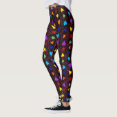 Pride Rainbow Hearts LGBT Gay Queer One Love Leggings (Links)