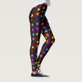 Pride Rainbow Hearts LGBT Gay Queer One Love Leggings (Rechts)
