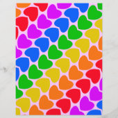 Pride Rainbow Hearts Ripp off Flyer (Achterkant)