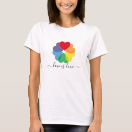 Pride Rainbow Hearts T-shirt