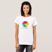 Pride Rainbow Hearts T-shirt (Voorkant volledig)