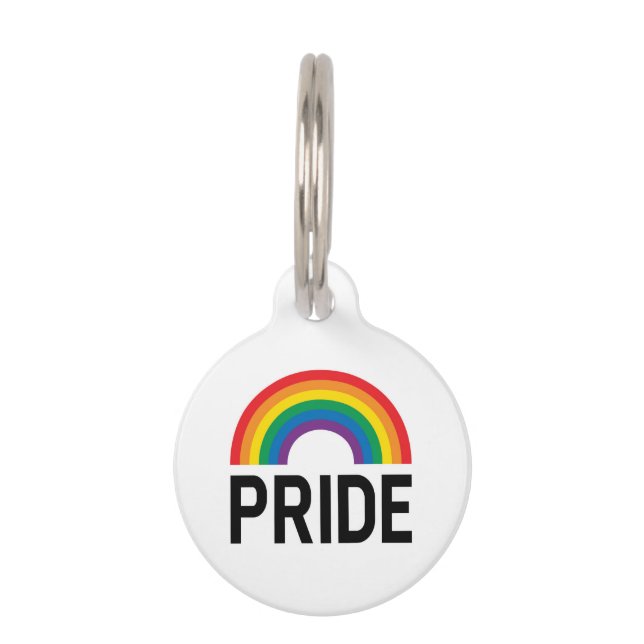 Pride Rainbow Huisdierpenning (Voorkant)