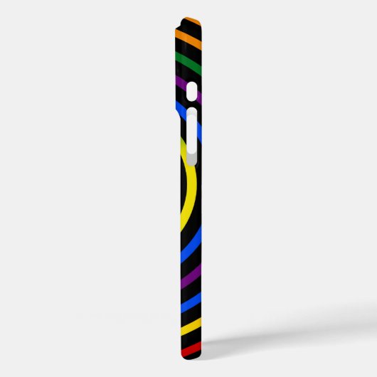 Pride Rainbow Hypnotized Case-Mate iPhone Case (Achterkant / Links)