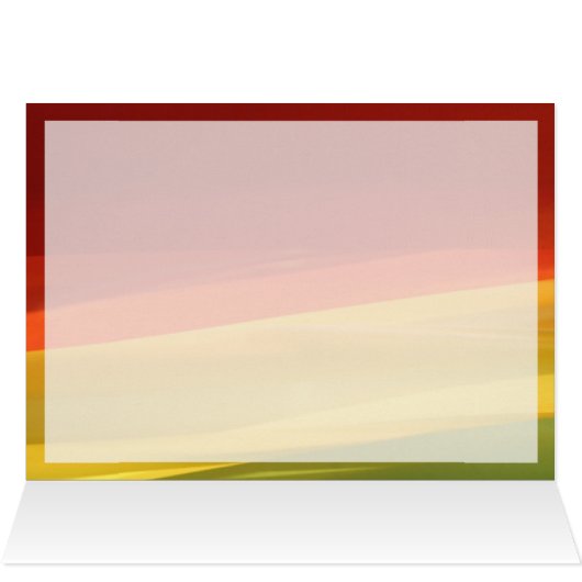 PRIDE Rainbow-kaart (Binnen Horizontaal (Boven))